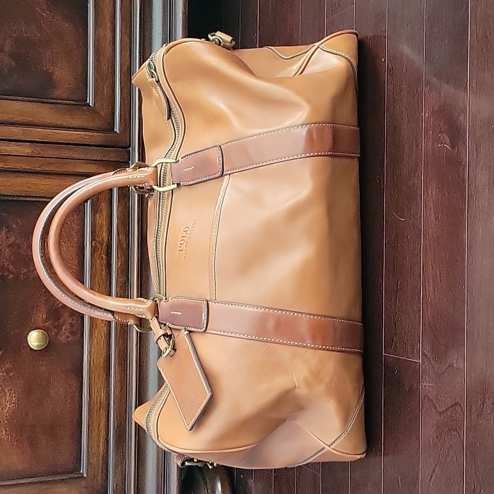 Polo Ralph Lauren Soft Leather Duffle Bag
